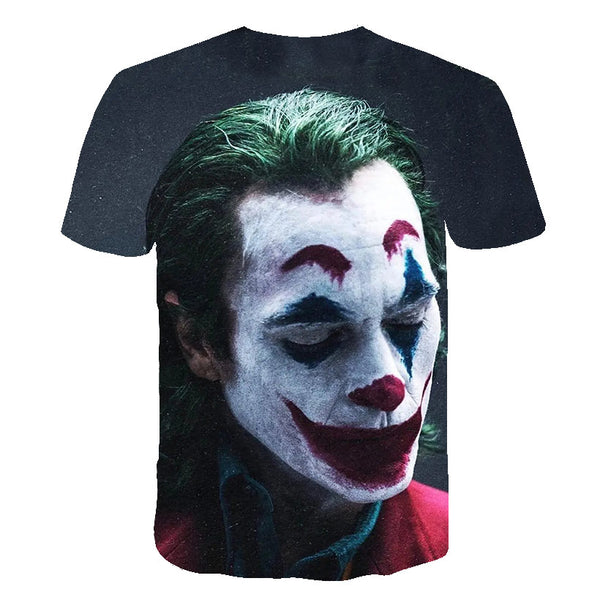 Hot Sale Clown T Shirt Men/women Joker Face 3D Printed Terror Fashion T-shirts Cool Character joker Harajuku Clothing | Vimost Shop.