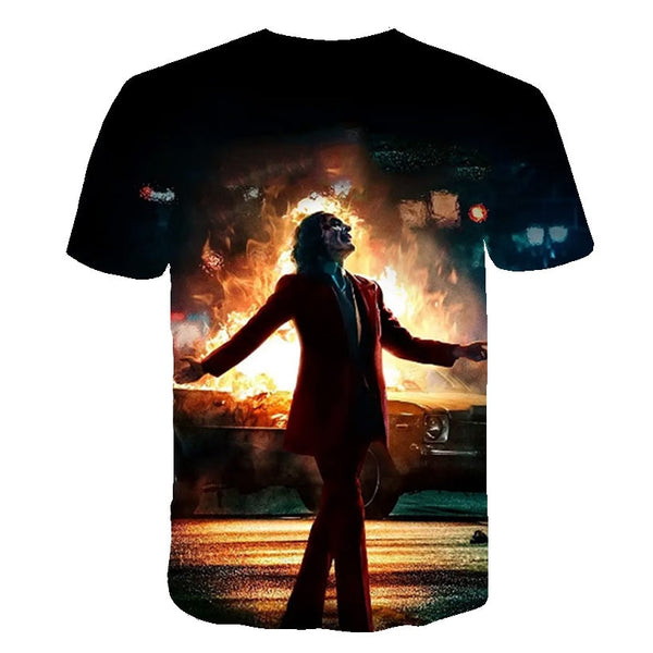 Hot Sale Clown T Shirt Men/women Joker Face 3D Printed Terror Fashion T-shirts Cool Character joker Harajuku Clothing | Vimost Shop.
