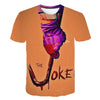 Hot Sale Clown T Shirt Men/women Joker Face 3D Printed Terror Fashion T-shirts Cool Character joker Harajuku Clothing | Vimost Shop.