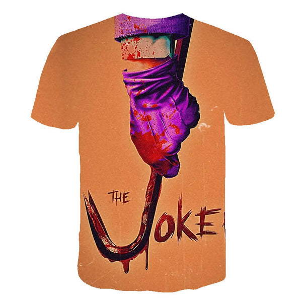 Hot Sale Clown T Shirt Men/women Joker Face 3D Printed Terror Fashion T-shirts Cool Character joker Harajuku Clothing | Vimost Shop.