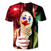 Hot Sale Clown T Shirt Men/women Joker Face 3D Printed Terror Fashion T-shirts Cool Character joker Harajuku Clothing | Vimost Shop.