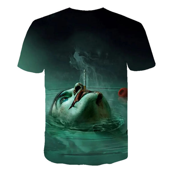 Hot Sale Clown T Shirt Men/women Joker Face 3D Printed Terror Fashion T-shirts Cool Character joker Harajuku Clothing | Vimost Shop.