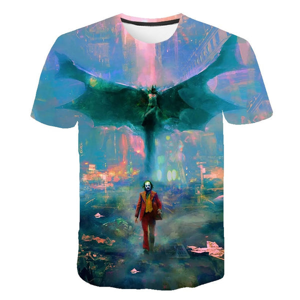 Hot Sale Clown T Shirt Men/women Joker Face 3D Printed Terror Fashion T-shirts Cool Character joker Harajuku Clothing | Vimost Shop.