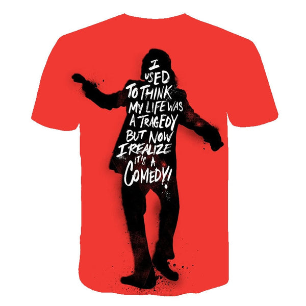 Hot Sale Clown T Shirt Men/women Joker Face 3D Printed Terror Fashion T-shirts Cool Character joker Harajuku Clothing | Vimost Shop.