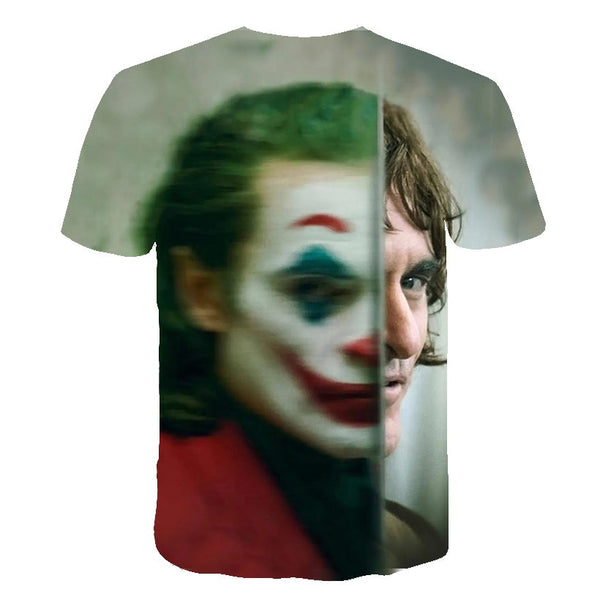Hot Sale Clown T Shirt Men/women Joker Face 3D Printed Terror Fashion T-shirts Cool Character joker Harajuku Clothing | Vimost Shop.