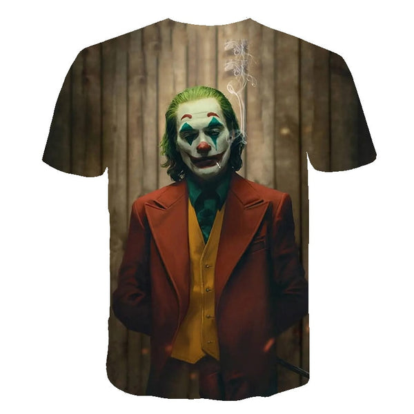 Hot Sale Clown T Shirt Men/women Joker Face 3D Printed Terror Fashion T-shirts Cool Character joker Harajuku Clothing | Vimost Shop.
