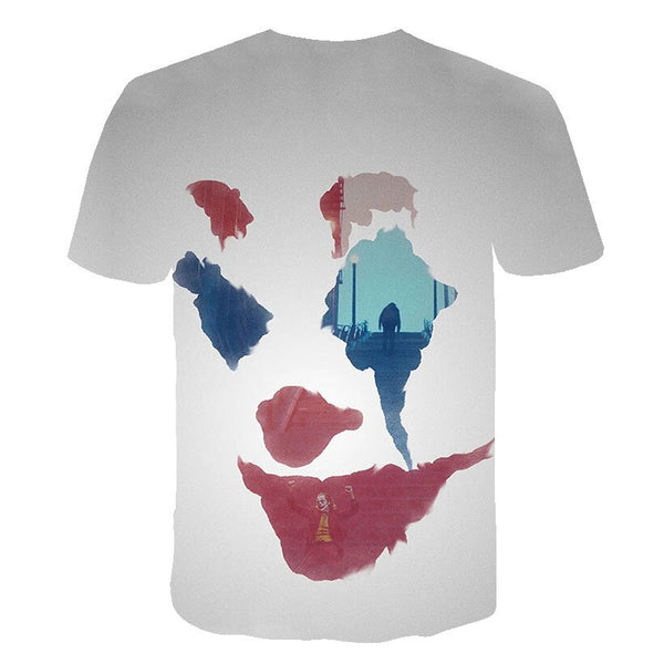 Hot Sale Clown T Shirt Men/women Joker Face 3D Printed Terror Fashion T-shirts Cool Character joker Harajuku Clothing | Vimost Shop.