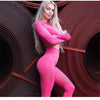 Women Yoga Set Long Sleeve Hollow Seamless Mesh Stretch | Vimost Shop.