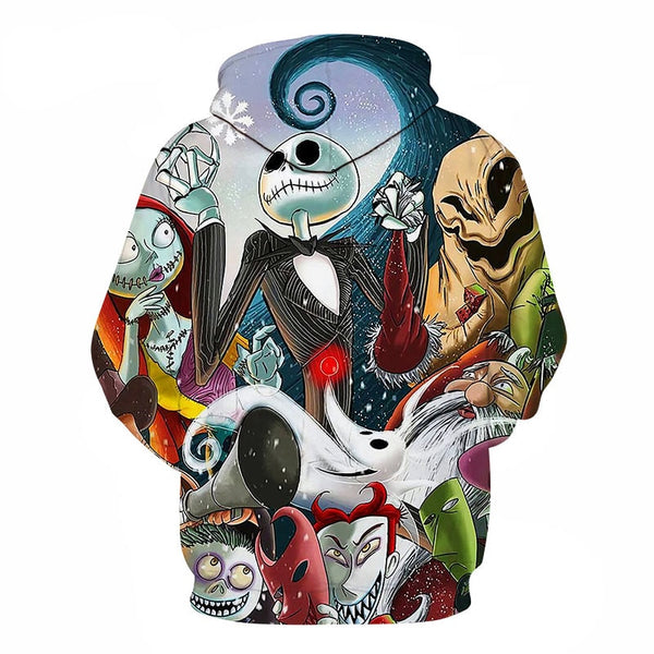 Men Women shirt/Hoodies/Tees Outerwear Halloween Gift Nightmare Before Christmas Jack 3D Print Female/male Hoody Sweatshirt | Vimost Shop.