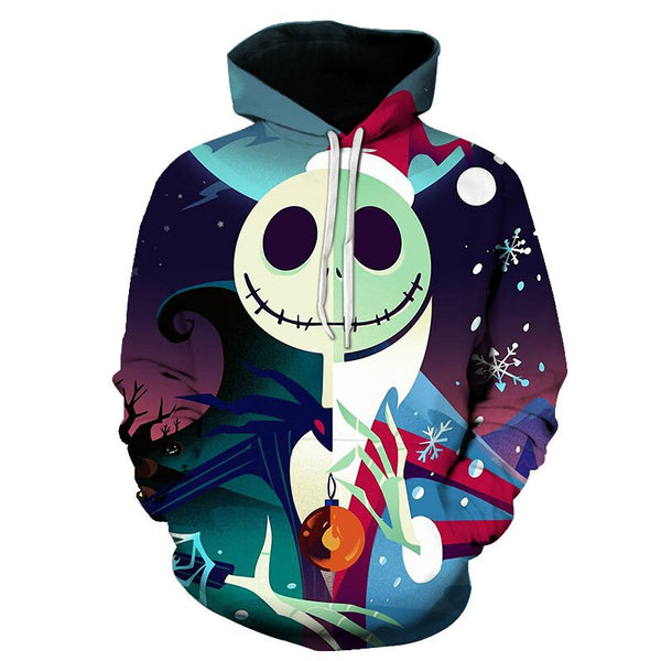 Men Women shirt/Hoodies/Tees Outerwear Halloween Gift Nightmare Before Christmas Jack 3D Print Female/male Hoody Sweatshirt | Vimost Shop.