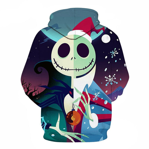 Men Women shirt/Hoodies/Tees Outerwear Halloween Gift Nightmare Before Christmas Jack 3D Print Female/male Hoody Sweatshirt | Vimost Shop.
