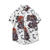 Japanese Style Cat Samuri Shirt  Men Hip Hop Streetwear Harajuku Shirt Summer Short Sleeve Korean Shirt Tops | Vimost Shop.