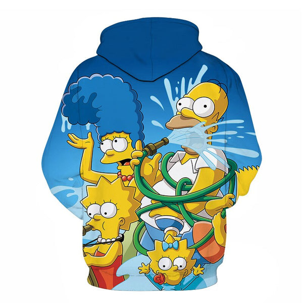 The Simpsons hoodies men women sweatshirts printed 3d hooded pullover hooded casual streetwear | Vimost Shop.