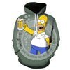 The Simpsons hoodies men women sweatshirts printed 3d hooded pullover hooded casual streetwear | Vimost Shop.