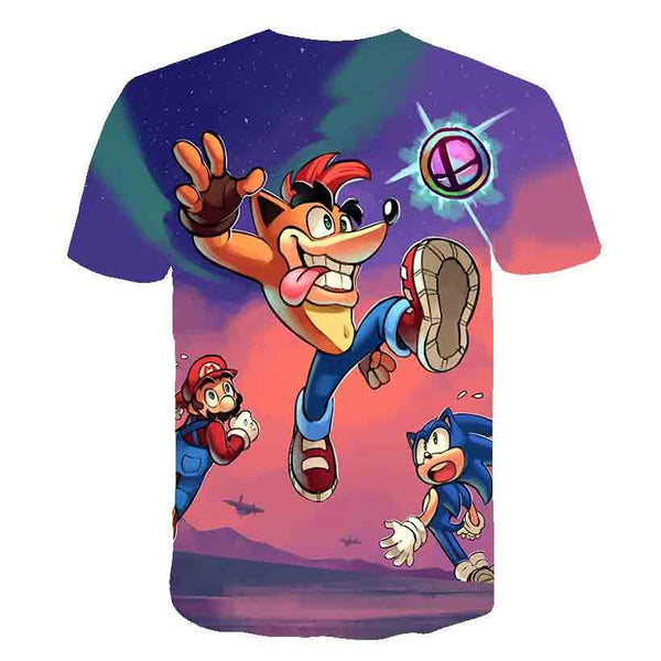 Men/Women 3D Cartoon Game Print T-shirts Costume Boys T Shirt Girls Summer T-shirt Kid Clothing Children Tee Tops Clothes | Vimost Shop.