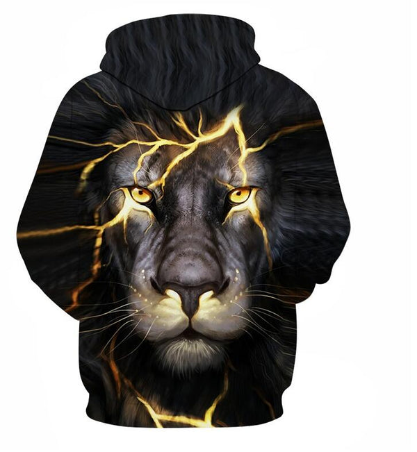 Novelty Flame Lion Hoodie Men's Animal Men's Clothing Flame Hoodie Sweatshirt Sweatshirt 3D Hoodie Sportswear Unisex clothing | Vimost Shop.