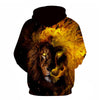 Novelty Flame Lion Hoodie Men's Animal Men's Clothing Flame Hoodie Sweatshirt Sweatshirt 3D Hoodie Sportswear Unisex clothing | Vimost Shop.