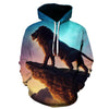 Novelty Flame Lion Hoodie Men's Animal Men's Clothing Flame Hoodie Sweatshirt Sweatshirt 3D Hoodie Sportswear Unisex clothing | Vimost Shop.