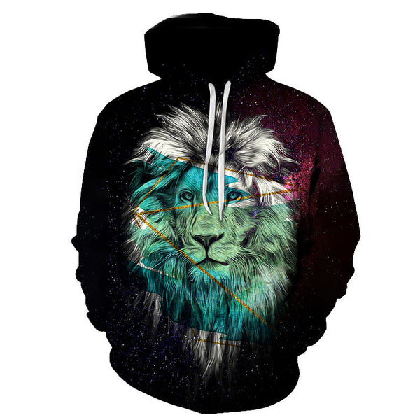 Novelty Flame Lion Hoodie Men's Animal Men's Clothing Flame Hoodie Sweatshirt Sweatshirt 3D Hoodie Sportswear Unisex clothing | Vimost Shop.