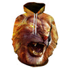 Novelty Flame Lion Hoodie Men's Animal Men's Clothing Flame Hoodie Sweatshirt Sweatshirt 3D Hoodie Sportswear Unisex clothing | Vimost Shop.