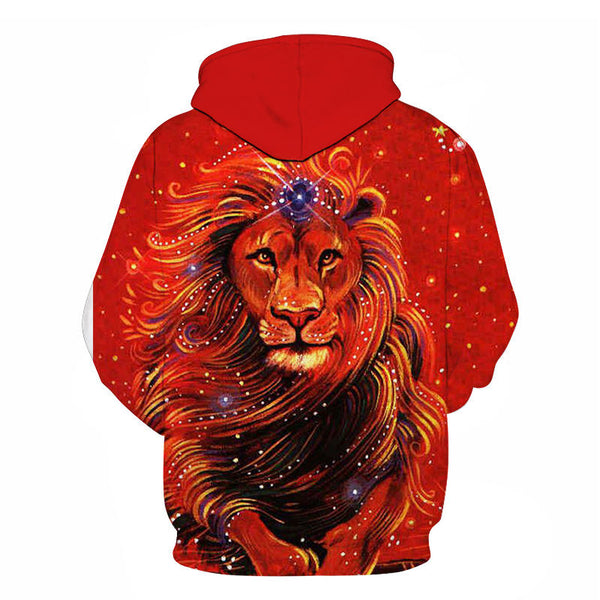 Novelty Flame Lion Hoodie Men's Animal Men's Clothing Flame Hoodie Sweatshirt Sweatshirt 3D Hoodie Sportswear Unisex clothing | Vimost Shop.