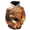 Novelty Flame Lion Hoodie Men's Animal Men's Clothing Flame Hoodie Sweatshirt Sweatshirt 3D Hoodie Sportswear Unisex clothing | Vimost Shop.