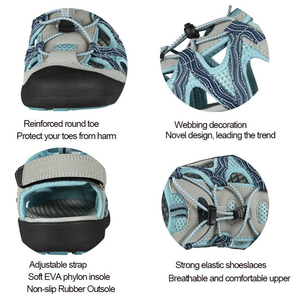 Women Sandals Toecap Trekking Wear-risistant Female Shoes Comfort  Summer Platform Ladies Beach Sandals Big Size 41 | Vimost Shop.