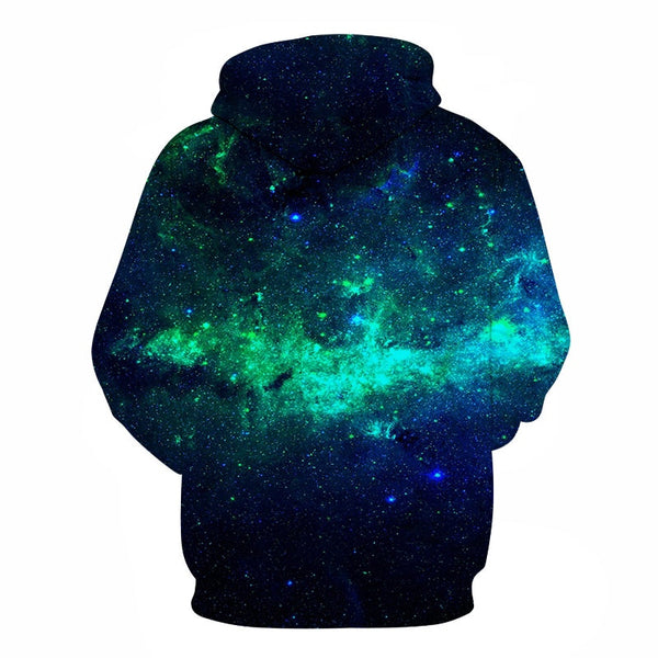 Galaxy Space 3D Printed Forest Cool Fashion Autumn Sweatshirt Thin Hooded Women Hoodie | Vimost Shop.