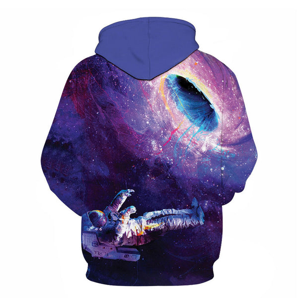 Galaxy Space 3D Printed Forest Cool Fashion Autumn Sweatshirt Thin Hooded Women Hoodie | Vimost Shop.
