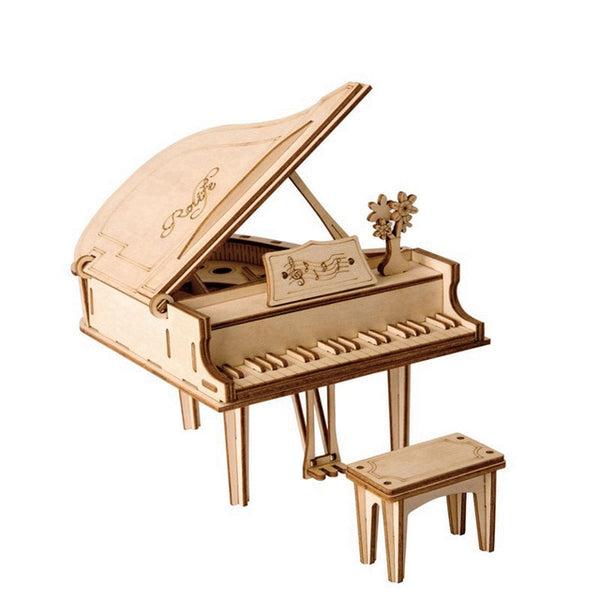 Arrival DIY 3D Gramophone Box,Pumpkin Cart Wooden Puzzle Game Assembly Popular Toy Gift for Children Adult | Vimost Shop.