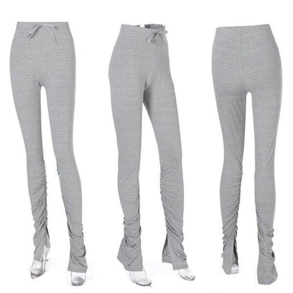 High Waist Stacked Leggings Women Fitness Legging Workout Stacked Leggins Femme Ruched Perfect Fit Pants Trousers Gym Joggers | Vimost Shop.