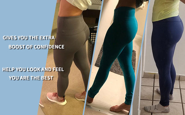 High Waist Stacked Leggings Women Fitness Legging Workout Stacked Leggins Femme Ruched Perfect Fit Pants Trousers Gym Joggers | Vimost Shop.
