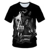 Skull Beauty Rock Cool 3D t shirts Mens Motorcycle Punk 3D Printed T shirt Men Clothes tshirt | Vimost Shop.