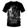 Skull Beauty Rock Cool 3D t shirts Mens Motorcycle Punk 3D Printed T shirt Men Clothes tshirt | Vimost Shop.