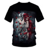 Skull Beauty Rock Cool 3D t shirts Mens Motorcycle Punk 3D Printed T shirt Men Clothes tshirt | Vimost Shop.