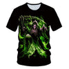 Skull Beauty Rock Cool 3D t shirts Mens Motorcycle Punk 3D Printed T shirt Men Clothes tshirt | Vimost Shop.