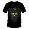 Skull Beauty Rock Cool 3D t shirts Mens Motorcycle Punk 3D Printed T shirt Men Clothes tshirt | Vimost Shop.