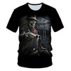 Skull Beauty Rock Cool 3D t shirts Mens Motorcycle Punk 3D Printed T shirt Men Clothes tshirt | Vimost Shop.