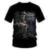 Skull Beauty Rock Cool 3D t shirts Mens Motorcycle Punk 3D Printed T shirt Men Clothes tshirt | Vimost Shop.