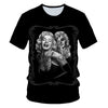 Skull Beauty Rock Cool 3D t shirts Mens Motorcycle Punk 3D Printed T shirt Men Clothes tshirt | Vimost Shop.