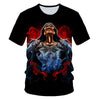 Skull Beauty Rock Cool 3D t shirts Mens Motorcycle Punk 3D Printed T shirt Men Clothes tshirt | Vimost Shop.