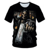 Skull Beauty Rock Cool 3D t shirts Mens Motorcycle Punk 3D Printed T shirt Men Clothes tshirt | Vimost Shop.