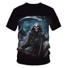 Skull Beauty Rock Cool 3D t shirts Mens Motorcycle Punk 3D Printed T shirt Men Clothes tshirt | Vimost Shop.