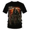 Skull Beauty Rock Cool 3D t shirts Mens Motorcycle Punk 3D Printed T shirt Men Clothes tshirt | Vimost Shop.