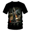 Skull Beauty Rock Cool 3D t shirts Mens Motorcycle Punk 3D Printed T shirt Men Clothes tshirt | Vimost Shop.