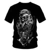 Skull Beauty Rock Cool 3D t shirts Mens Motorcycle Punk 3D Printed T shirt Men Clothes tshirt | Vimost Shop.