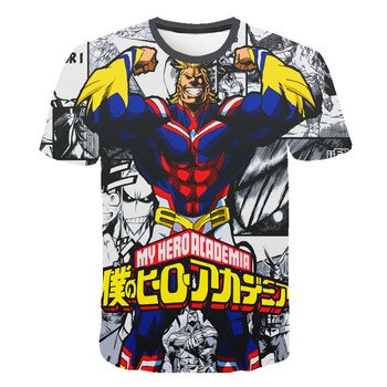 My Hero Academia Boku no hero Shirts 3D Print T shirt Hipster Cosplay Unisex tshirt Casual Boys Skateboard Hip-Hop | Vimost Shop.