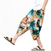 Streetwear Harem Pants Men Calf Length Cotton Bermuda Masculina Wide-legged Bloomers Hip Hop Male Pants Dropshipping | Vimost Shop.