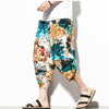 Streetwear Harem Pants Men Calf Length Cotton Bermuda Masculina Wide-legged Bloomers Hip Hop Male Pants Dropshipping | Vimost Shop.