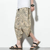 Streetwear Harem Pants Men Calf Length Cotton Bermuda Masculina Wide-legged Bloomers Hip Hop Male Pants Dropshipping | Vimost Shop.